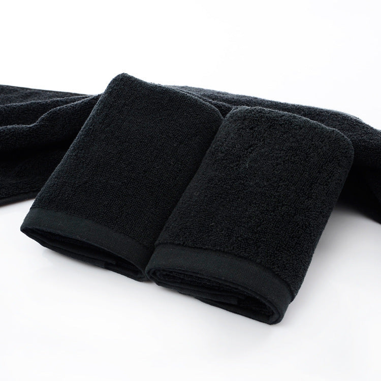 Striped Cotton Bathroom Towels
Soft Absorbent Black Towels