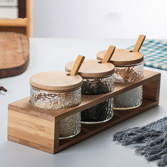 Ceramic salt pot seasoning bottle for modern home kitchen spice storage