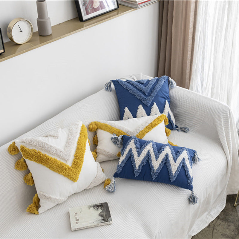 Cotton Canvas Cushion Cover – Durable & Stylish Pillowcase for Sofa or Bed - AVENWU