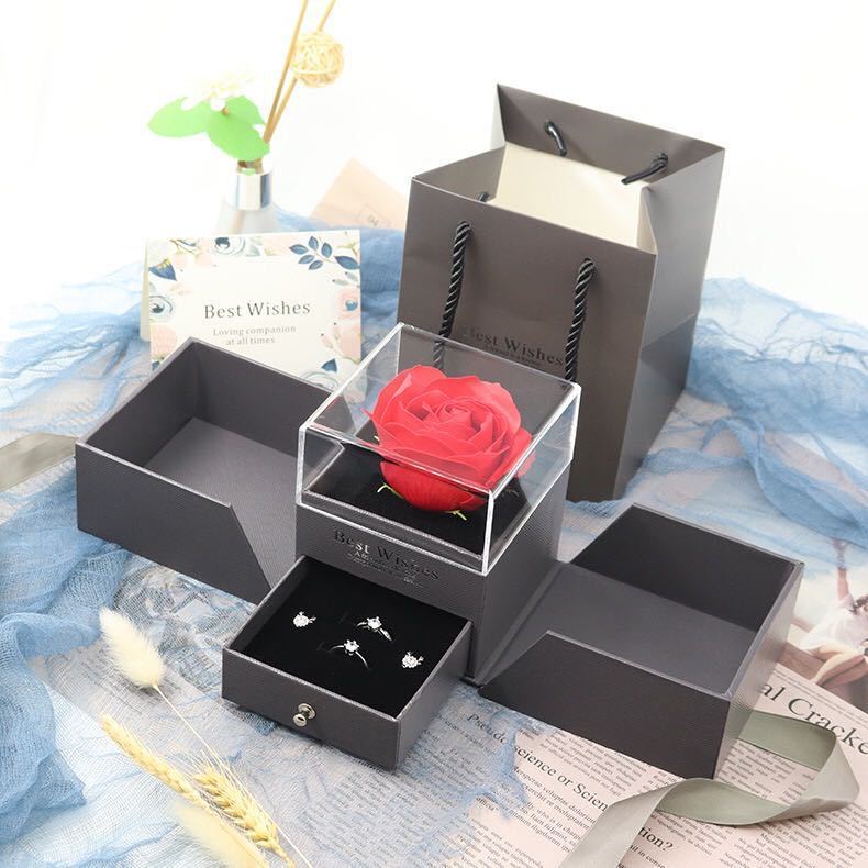 Elegant Valentine’s Day Eternal Flower gift symbolizing everlasting love.