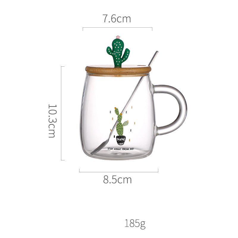 Clear Glass Drinking Cup – Elegant & Durable - AVENWU
