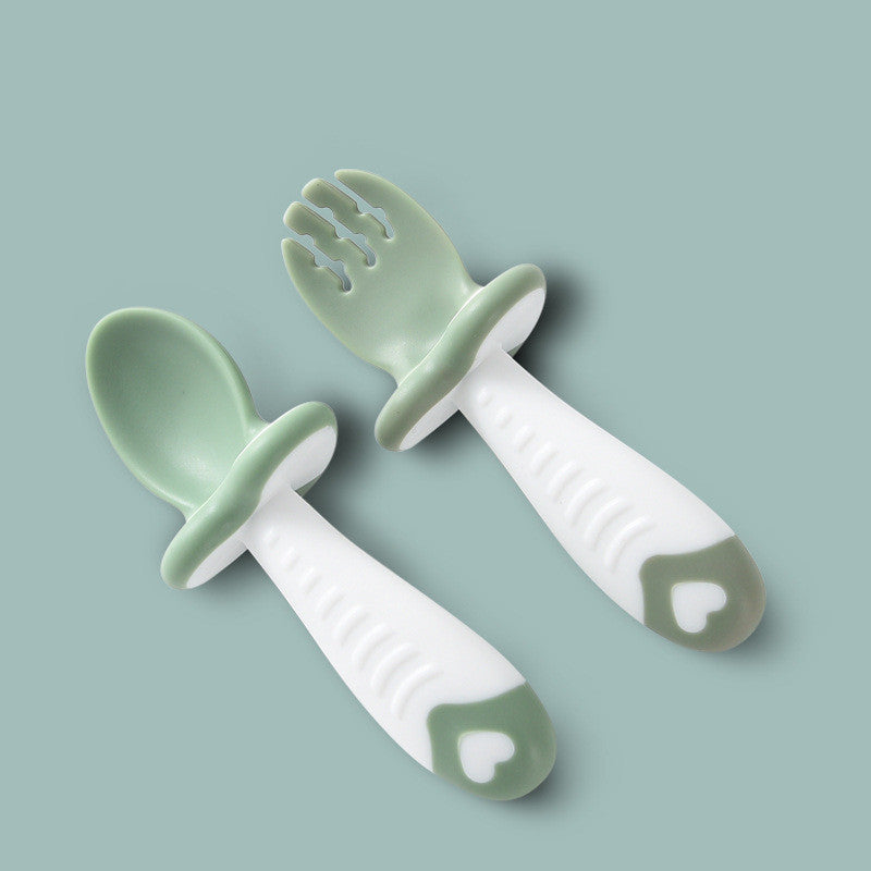 Soft-tip baby fork
Self-feeding utensils