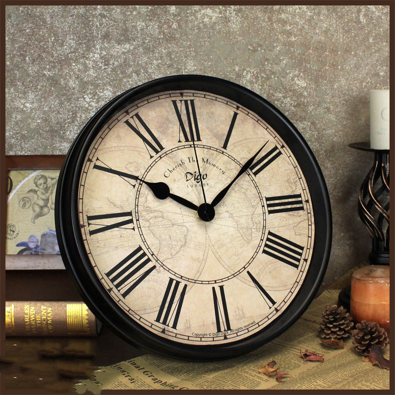 metal wall clock