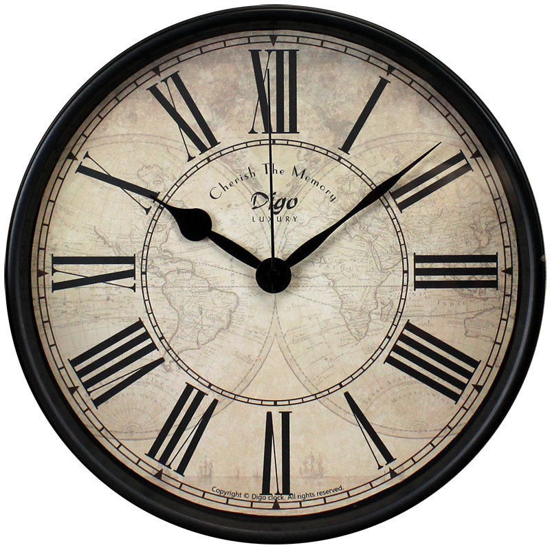 metal wall clock