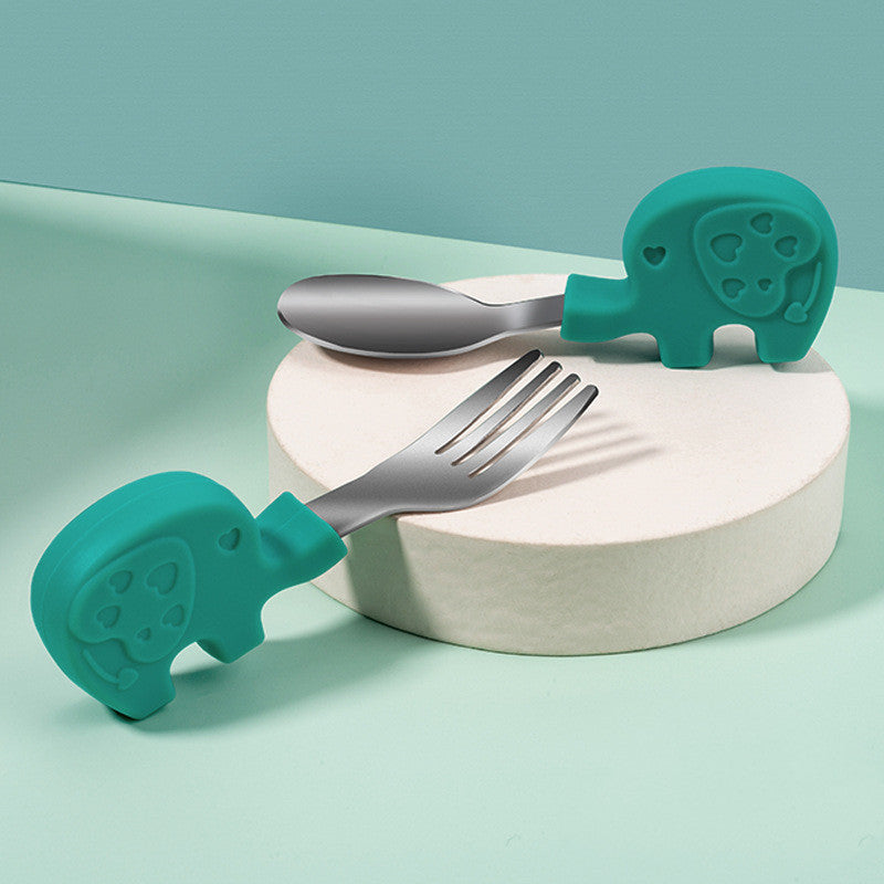 Kids learning tableware
Stainless steel baby cutlery