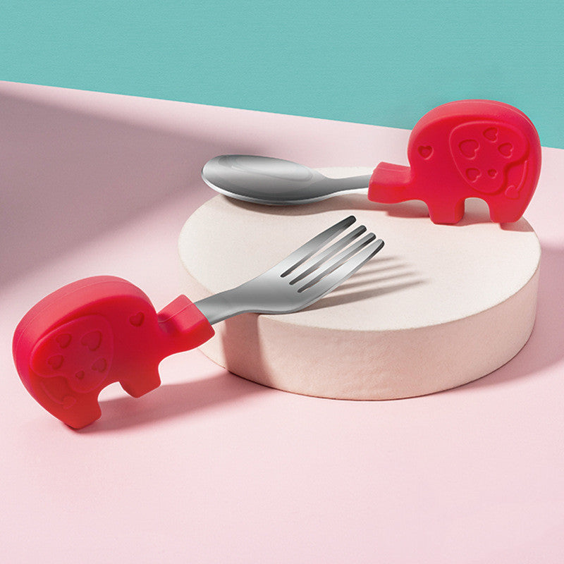 Kids learning tableware
Stainless steel baby cutlery