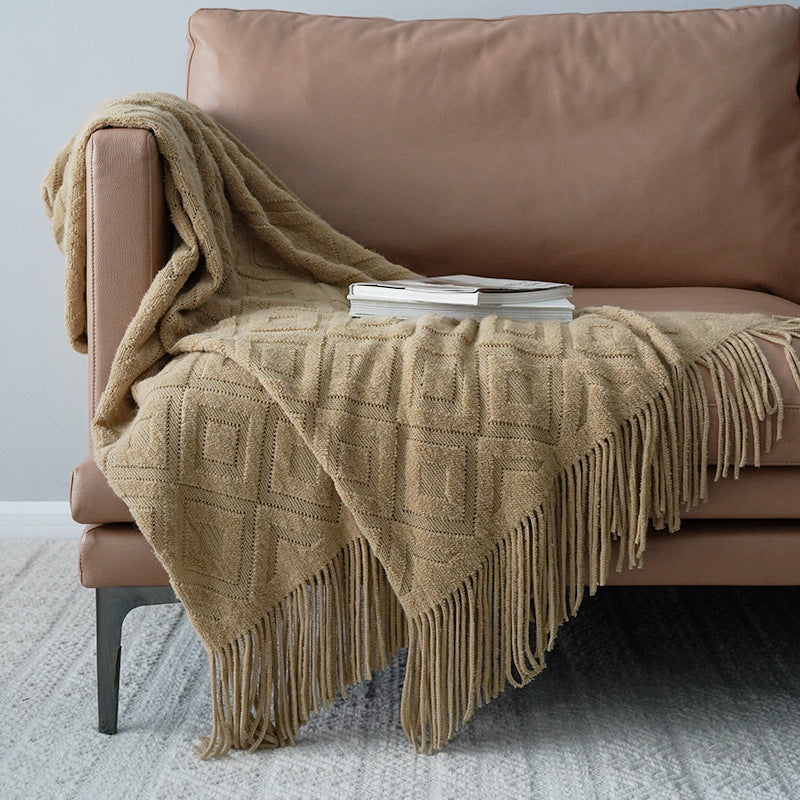 Bed tail throw blanket
Autumn winter bed towel