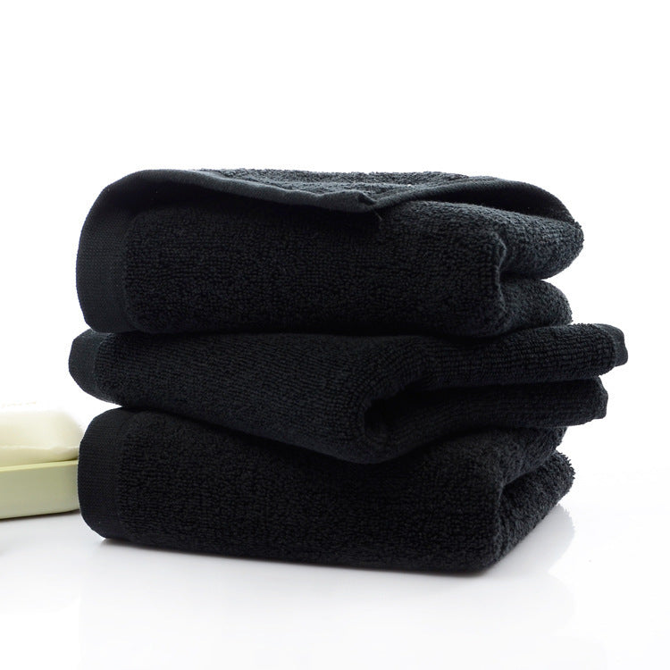 Striped Cotton Bathroom Towels
Soft Absorbent Black Towels