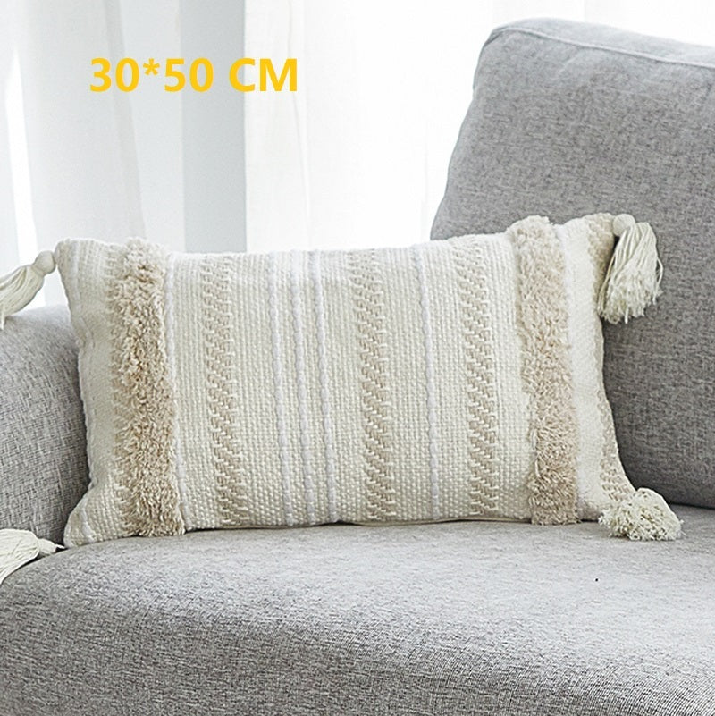 Ethnic Tassel Cushion