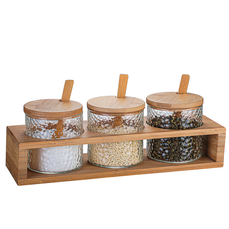 Ceramic salt pot seasoning bottle for modern home kitchen spice storage