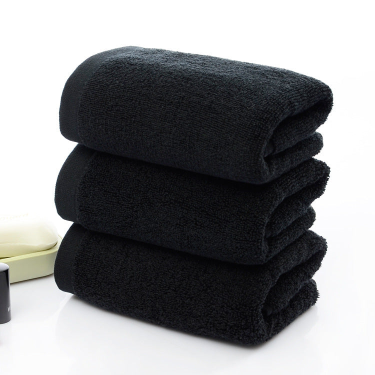 Striped Cotton Bathroom Towels
Soft Absorbent Black Towels
