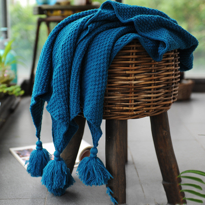 Nordic Knitted Blanket