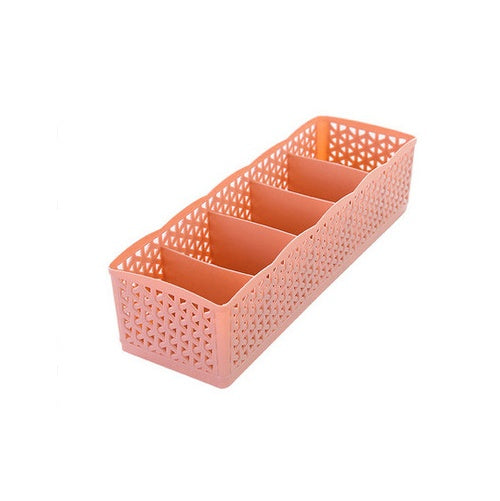 Stackable 5-Cell Drawer Organizer