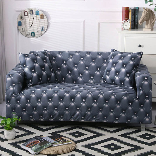 Elastic stretch sofa and chair covers for modern home protection and décor.