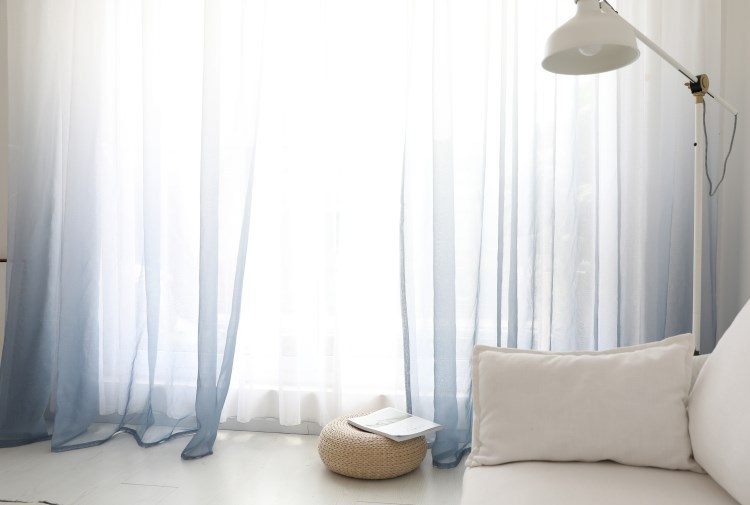 "Stylish Gradient Printed Curtains – Elegant Light-Filtering Screens" - AVENWU