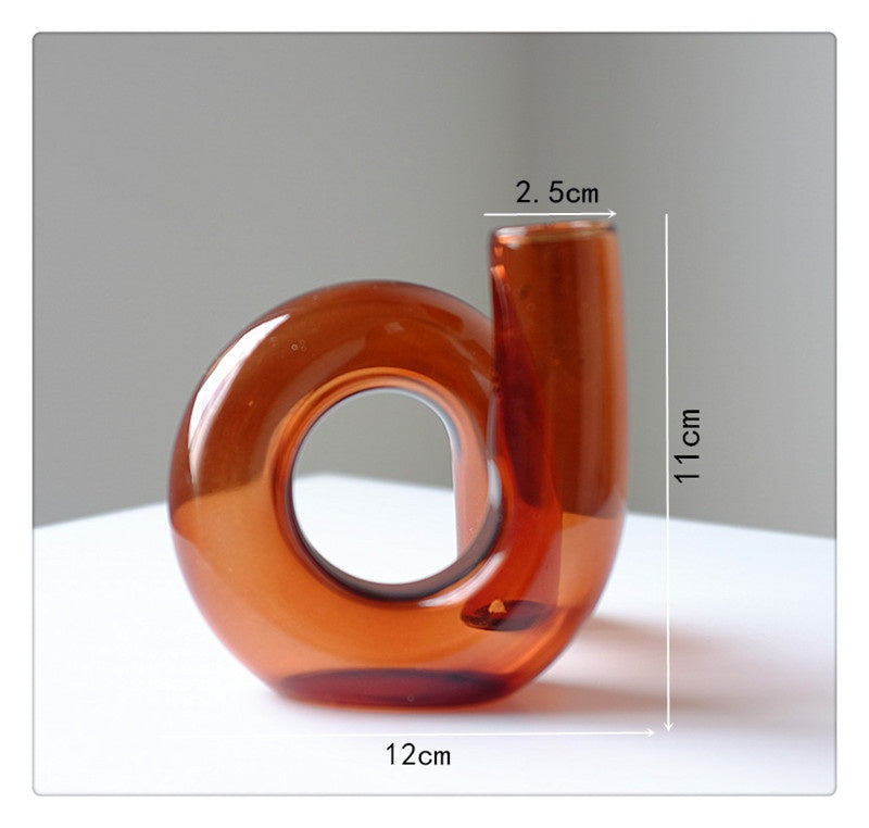 glass candle holder