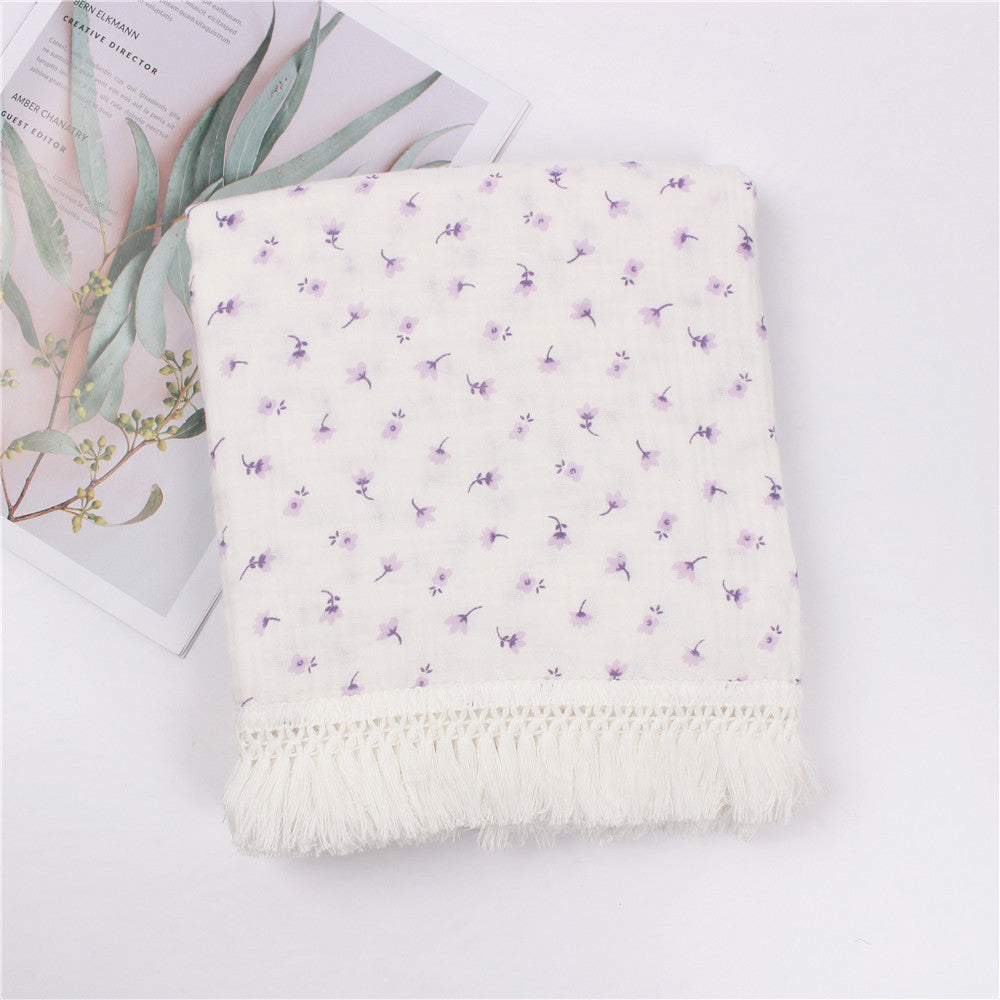 Children’s Cotton Tassel Blanket