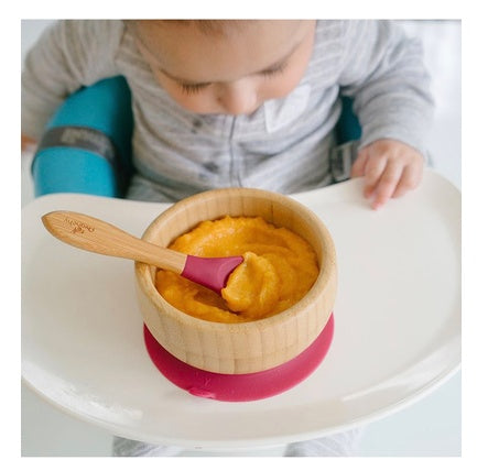 Suction bottom baby bowl
Natural baby plate