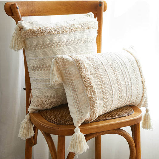 Ethnic Tassel Cushion