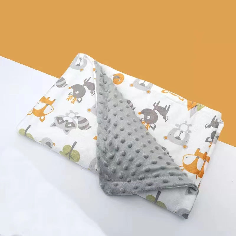 Flannel fleece baby blanket
Flamingo swaddle wrap