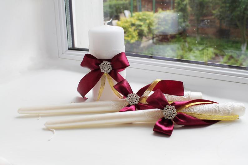 Birthday home décor candles
