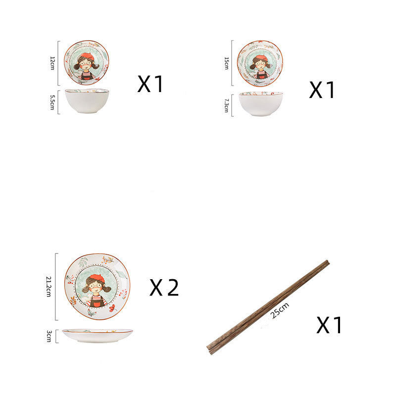 rice plate set