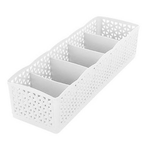 Stackable 5-Cell Drawer Organizer