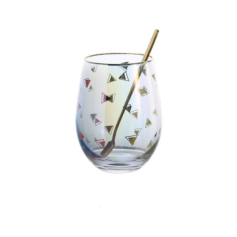 painted glass cup