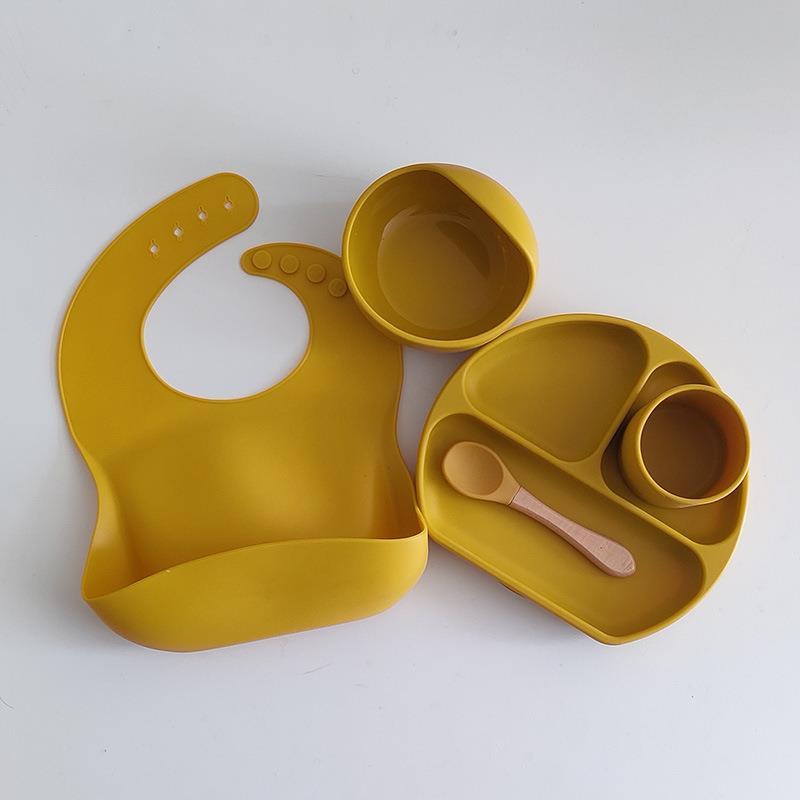 Silicone baby dinner plate
Baby feeding bowl and spoon