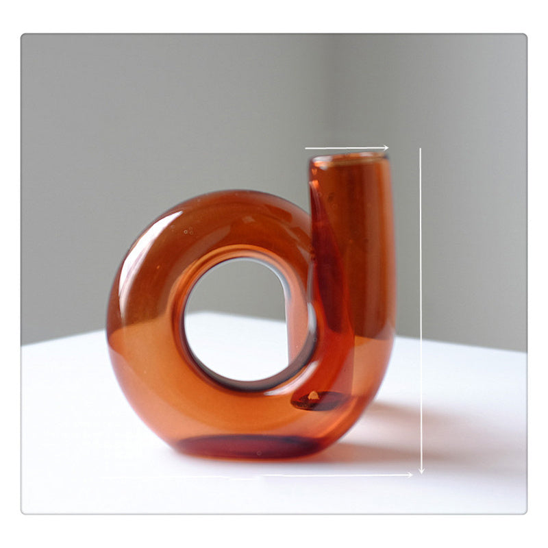 glass candle holder