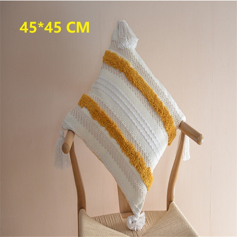 Ethnic Tassel Cushion