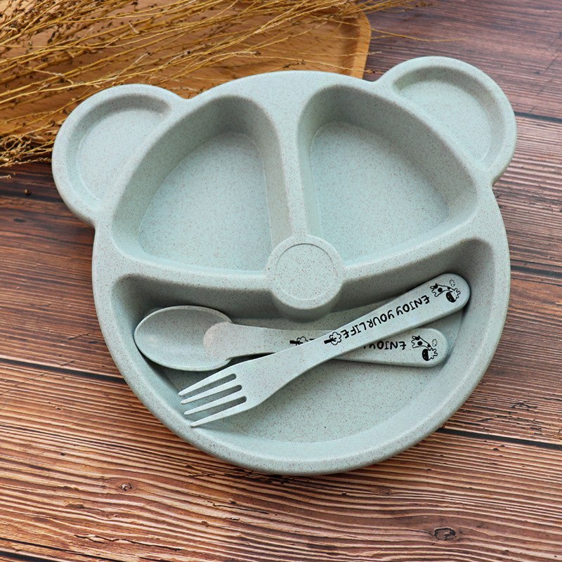 Baby feeding bowl and spoon
Kids training tableware set