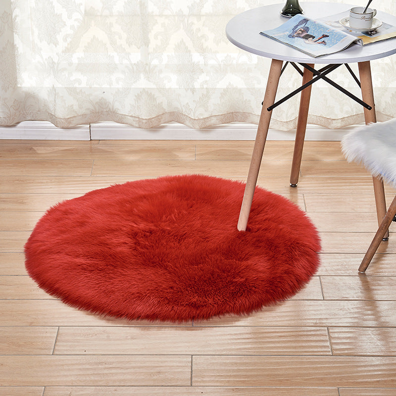 Plush carpet in a cozy home living room with modern furniture and warm lighting