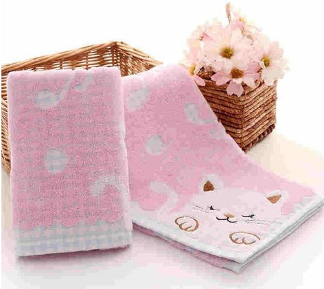 Cartoon Cotton Towel for Kids
Cat Design Hand Towel