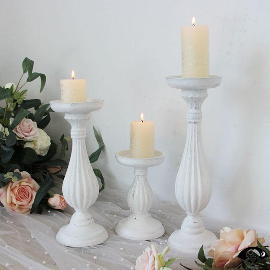 wooden candle holder décor