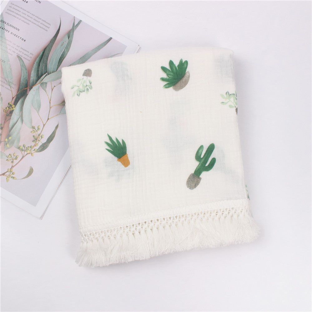 Children’s Cotton Tassel Blanket