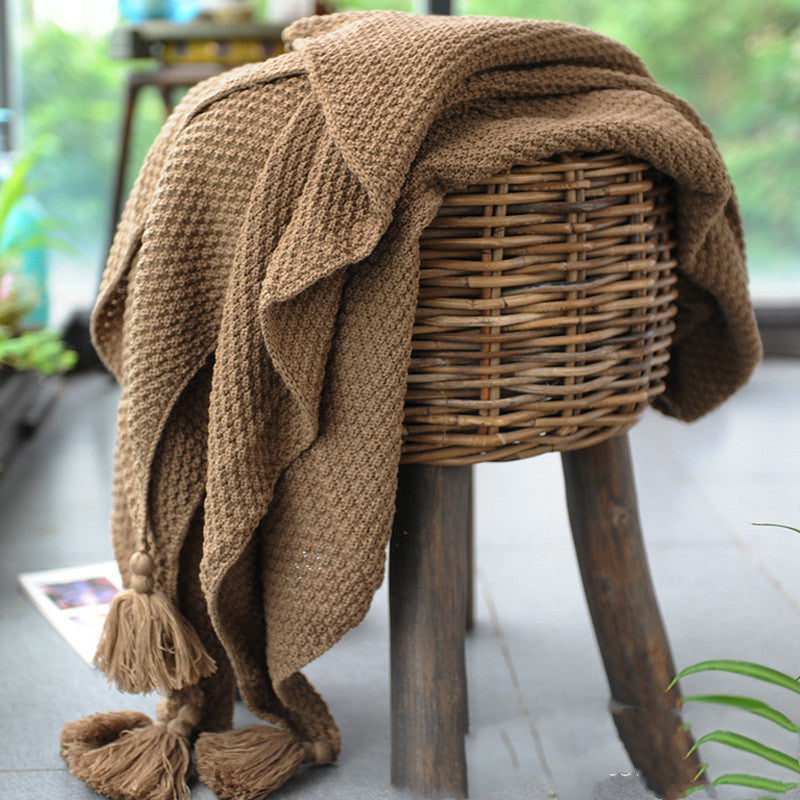 Nordic Knitted Blanket