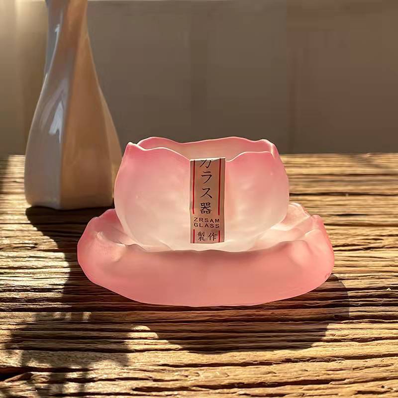 handmade glass cup