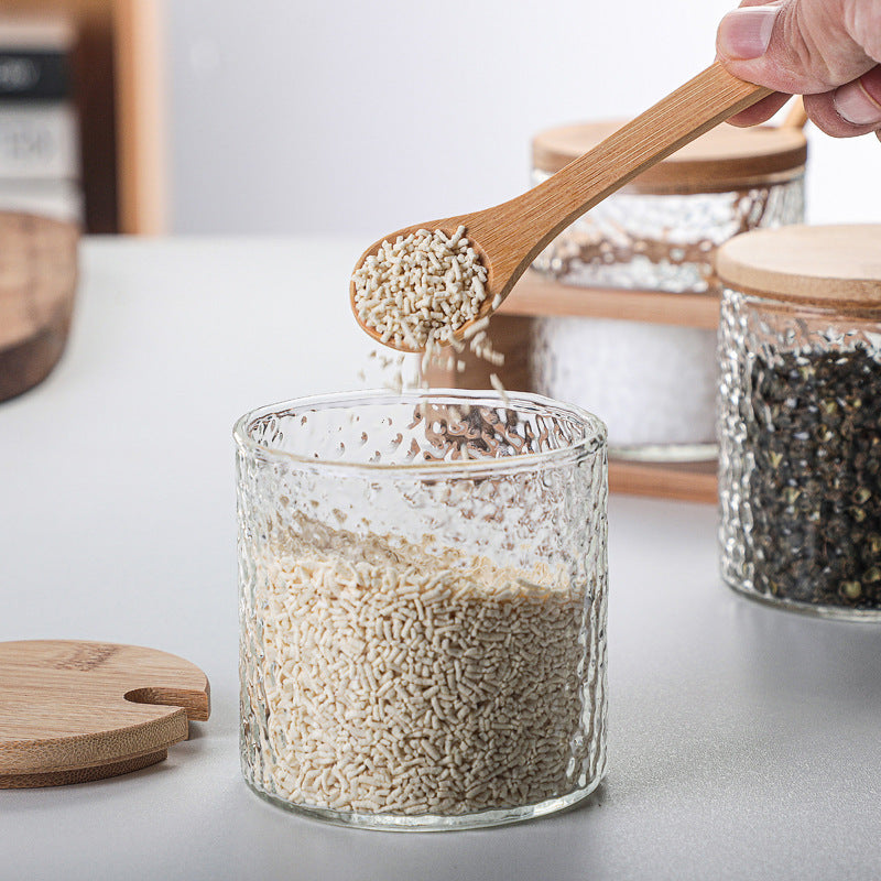 Ceramic salt pot seasoning bottle for modern home kitchen spice storage