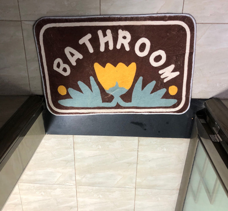 Bathroom absorbent mat