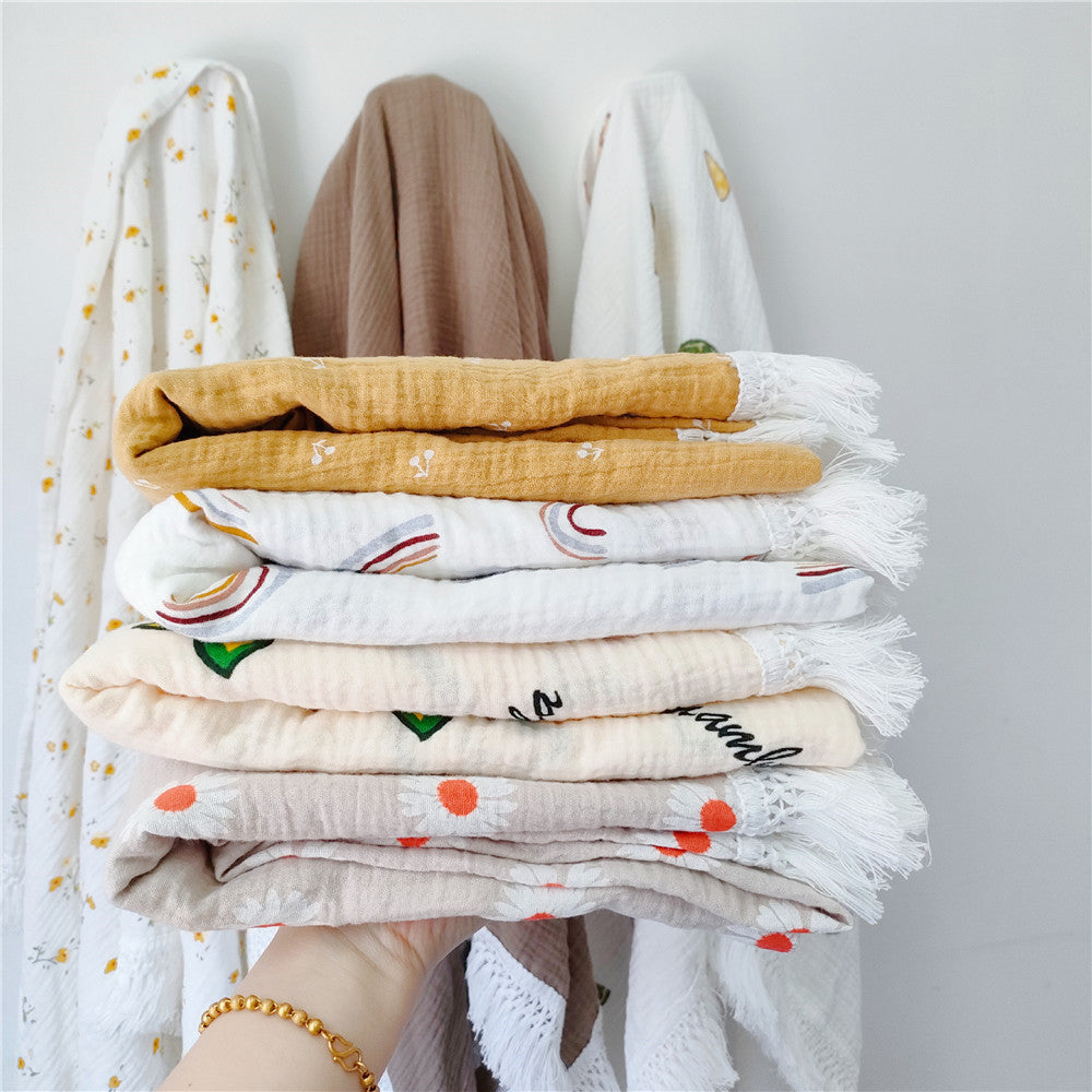 Children’s Cotton Tassel Blanket
