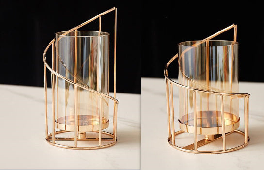 iron candle decoration