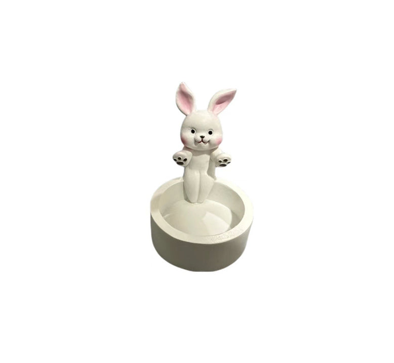 cute kitten candle holder
