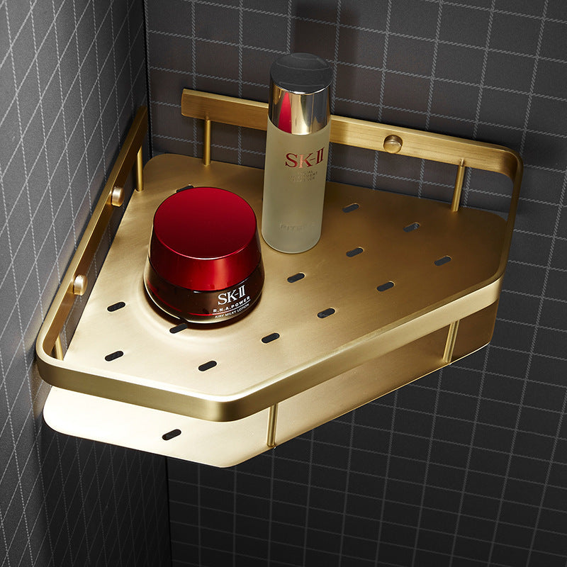Bathroom copper organizer