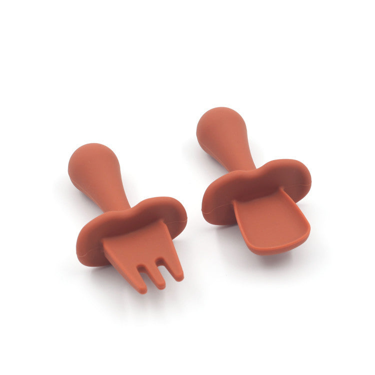 Short handle baby utensils
Baby food supplement tableware