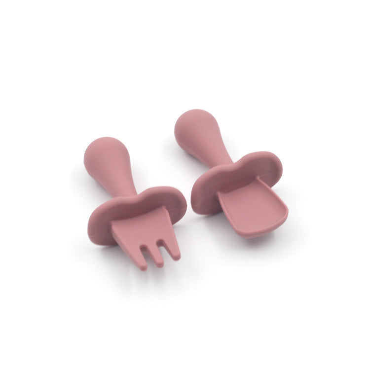 Short handle baby utensils
Baby food supplement tableware