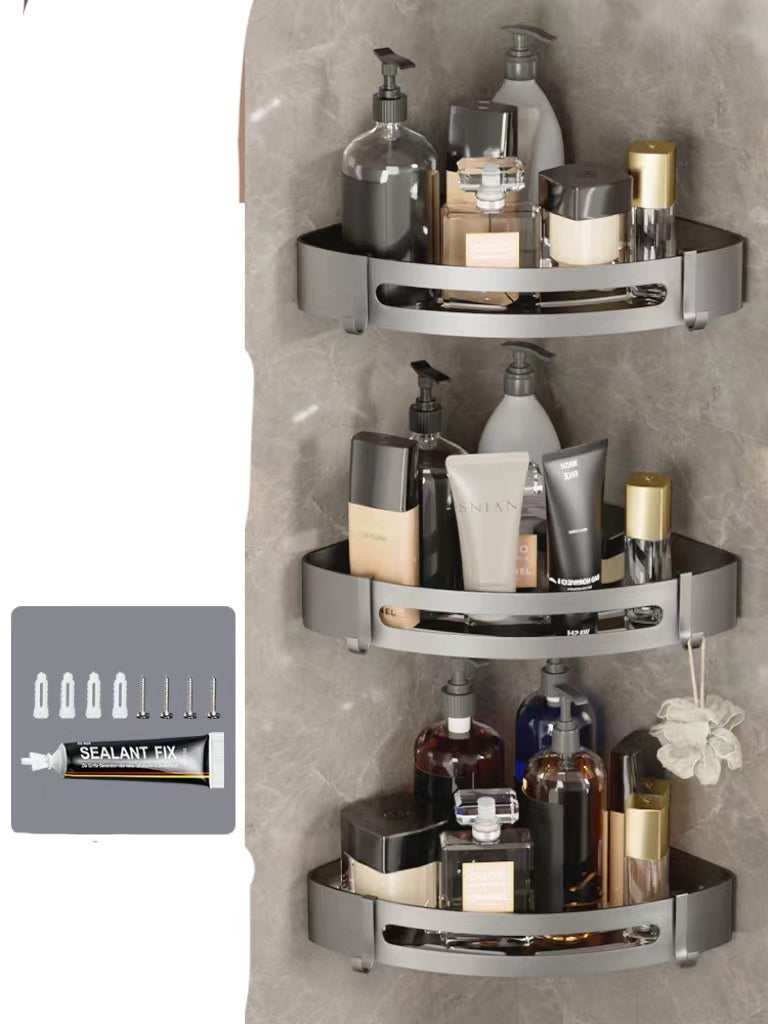 Hanging bathroom storage rack