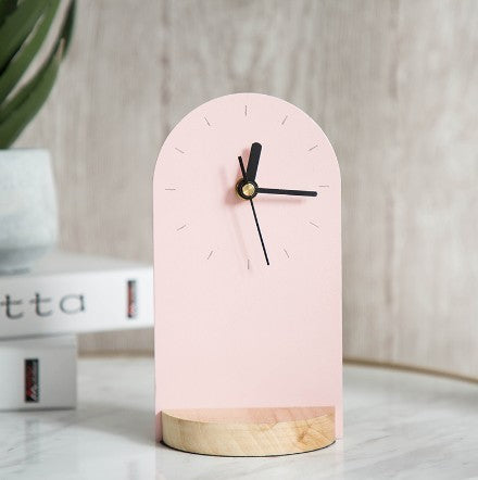 iron wooden base clocks