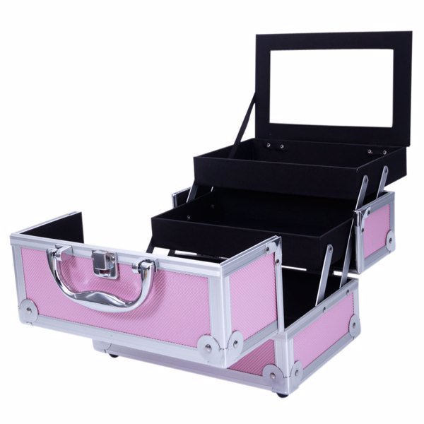makeup case with mirror