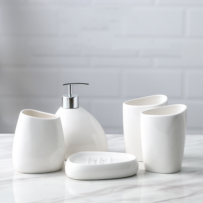 Bathroom mouthwash cup

